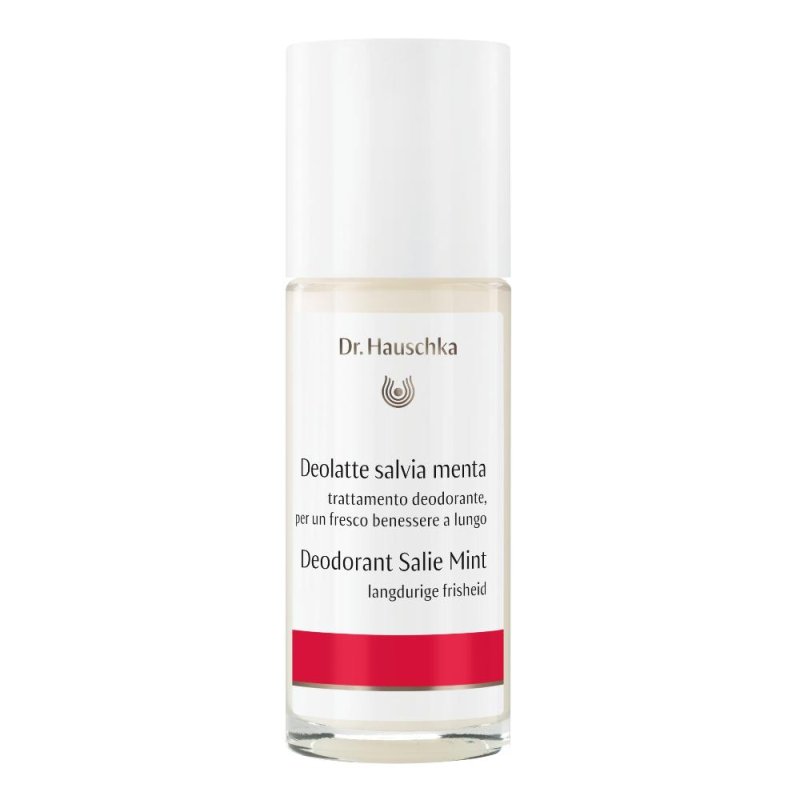 Deodorante cremoso alla salvia e menta hauscka Deolatte naturale senza sali di alluminio 50 ml Deodorante cremoso alla salvia e menta hauscka Deolatte naturale senza sali di alluminio 50 ml