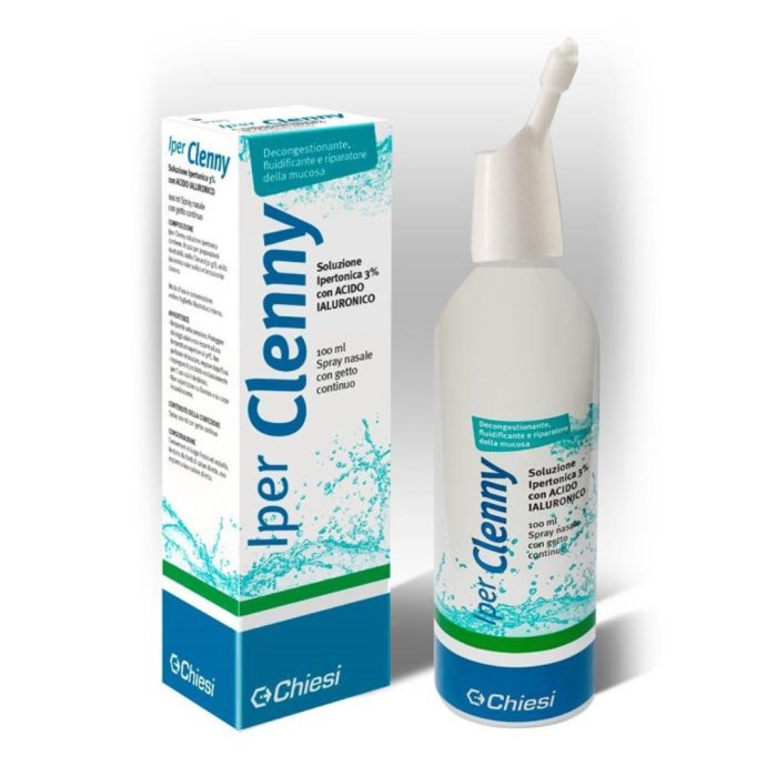 Iper Clenny spray nasale 100 ml soluzione ipertonica 3% con acido ialuronico Iper Clenny spray nasale 100 ml soluzione ipertonica 3% con acido ialuronico
