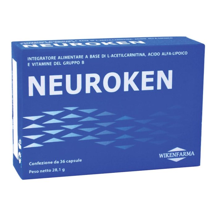 Neuroken Integratore Alimentare 36 Capsule for Benessere del Sistema Nervoso e Supporto delle Funzioni Cognitive Neuroken Integratore Alimentare 36 Capsule for Benessere del Sistema Nervoso e Supporto delle Funzioni Cognitive