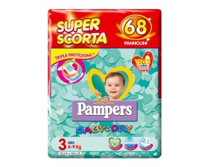 PAMPERS BD SUPERBAG MIDI 68 9222
