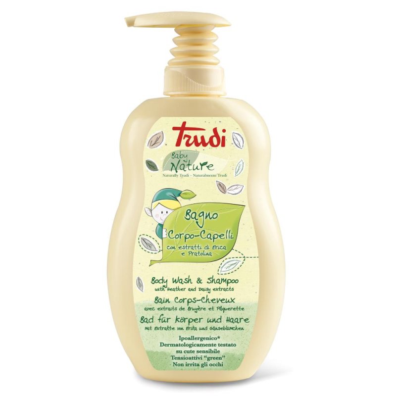 Trudi Baby Nature Detergente Corpo Capelli 400 ml Trudi Baby Nature Detergente Corpo Capelli 400 ml