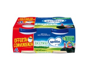 Mellin Omogeneizzato Tacchino 4x80 G