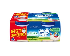 Mellin Omogeneizzato Pollo 4x80 G