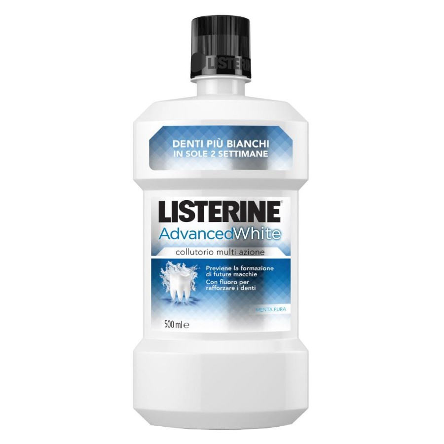 Listerine Igiene Orale Quotidiana Advanced White Colluttorio 500 ml