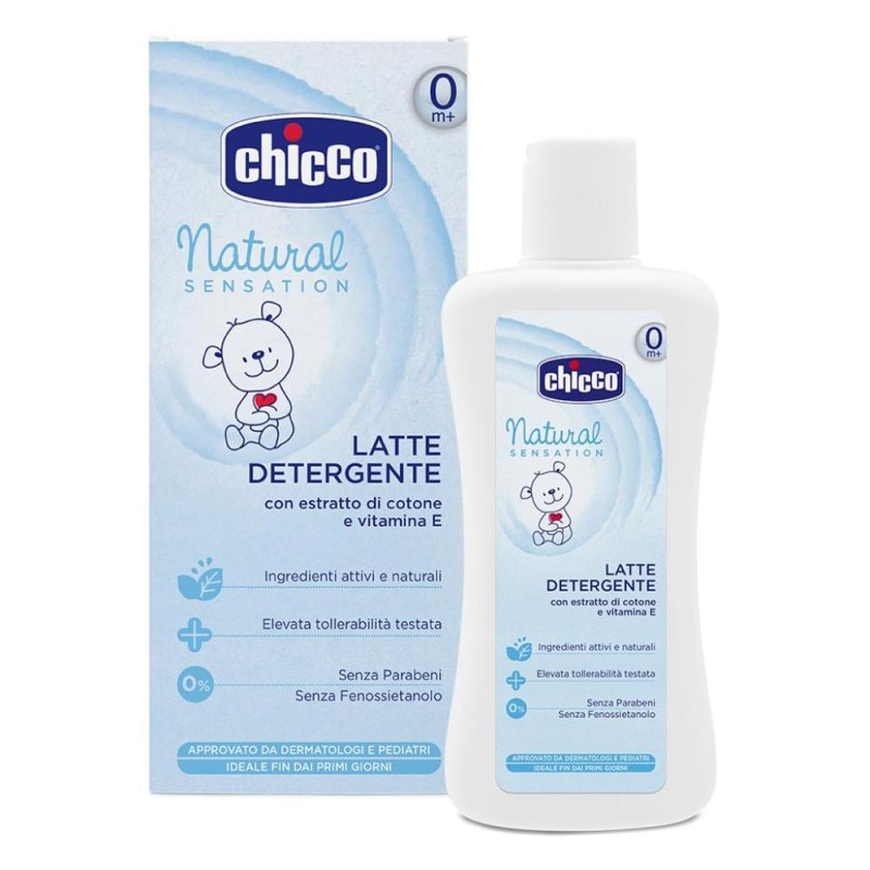 Chicco Latte Detergente Natural Sensation 500 Ml Chicco Latte Detergente Natural Sensation 500 Ml