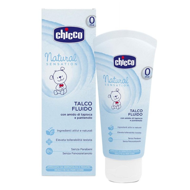 Chicco Natural Sensation Talco Fluido 100ml Chicco Natural Sensation Talco Fluido 100ml