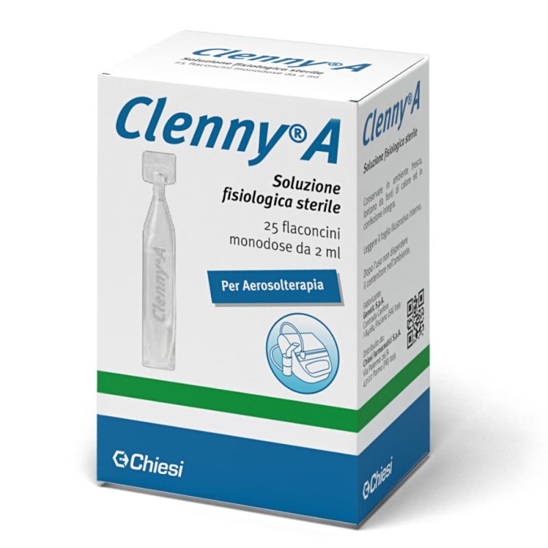 Chiesi Clenny A Soluzione Fisiologica 25 Flaconcini 2 ml Chiesi Clenny A Soluzione Fisiologica 25 Flaconcini 2 ml