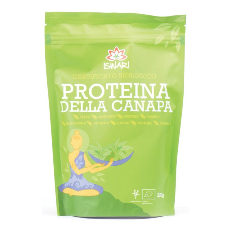 Proteine della Canapa Bio 250 g &ndash; Polvere di Proteine Vegetali 100% Naturali, Ricca di Fibre, Vegan e Senza Glutine