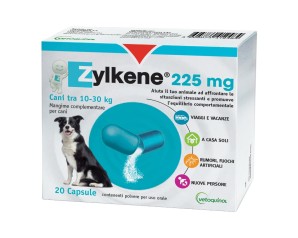 Vetoquinol  Animali Domestici Zylkene Cani 225 mg Integratore 20 Capsule