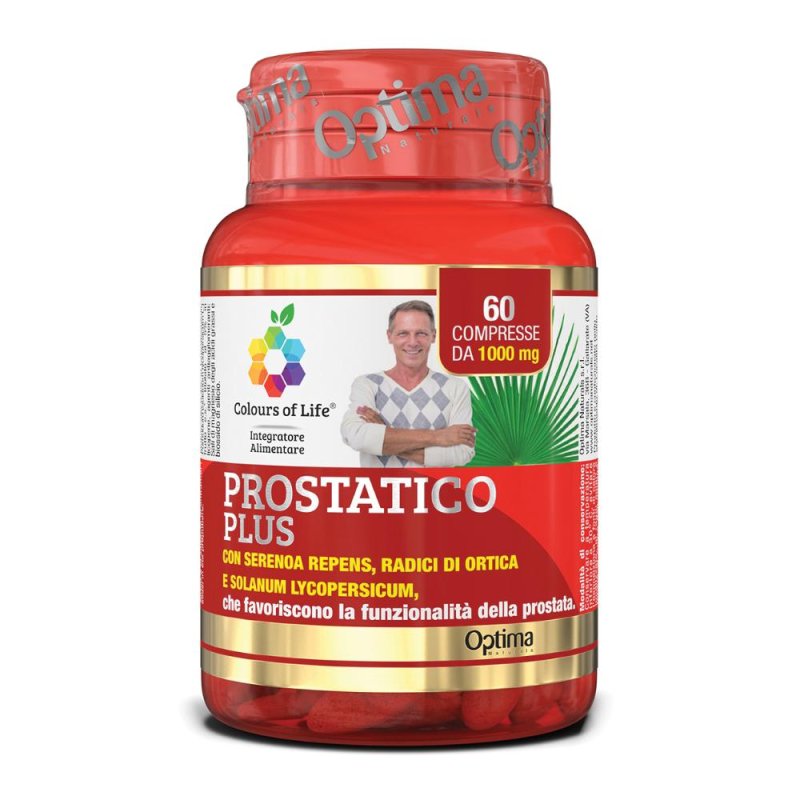 Prostatico Plus Colours 60 compresse integratore per il benessere della prostata Prostatico Plus Colours 60 compresse integratore per il benessere della prostata