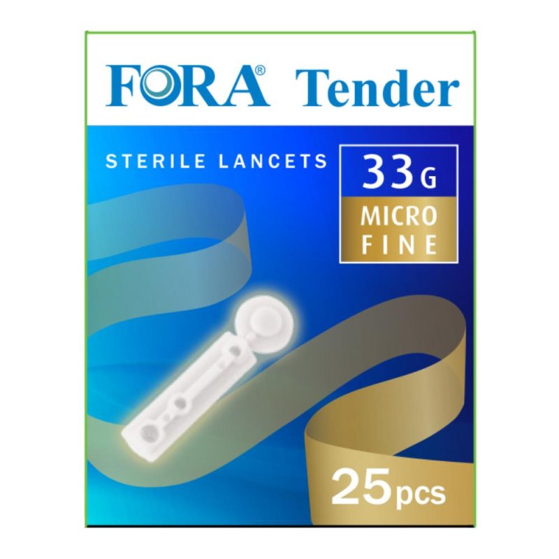 Fora lancette pungidito 33G 25 pz lancette sterili monouso per misurazione glicemia Fora lancette pungidito 33G 25 pz lancette sterili monouso per misurazione glicemia