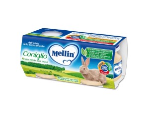Mellin Omogeneizzato Coniglio 2 X 80 G