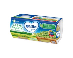 Mellin omogeneizzato primi legumi 2x80 g omogeneizzato di legumi per lo svezzamento