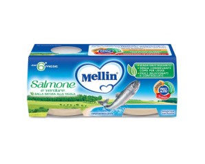 Mellin Omogeneizzato Salmone 2 X 80 G