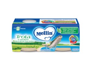Mellin Omogeneizzato Trota 2 X 80 G