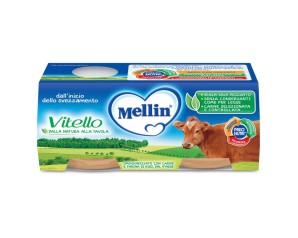 Mellin Omogeneizzato Vitello 100% Naturale 2x80g