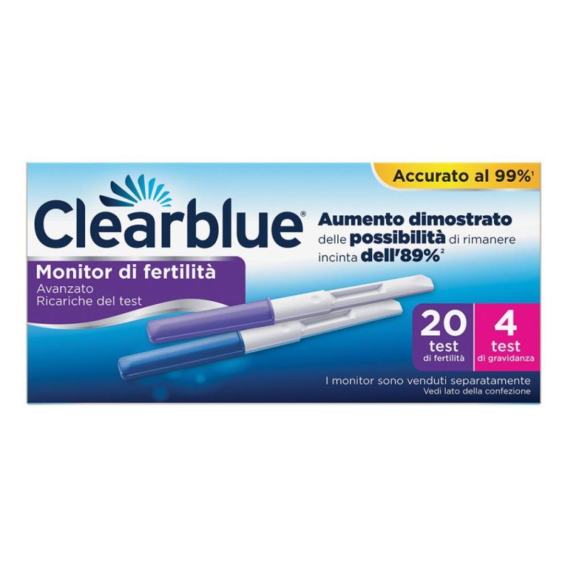 Clearblue Advanced Test di Ricambio per Monitor di Fertilit&agrave;