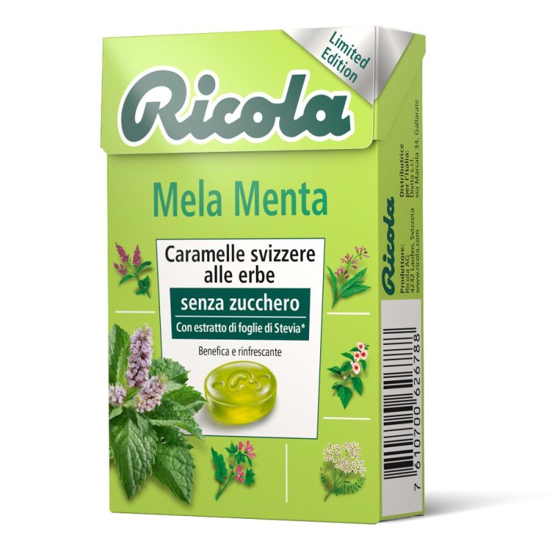 RICOLA Mela Menta S/Z 50g RICOLA Mela Menta S/Z 50g