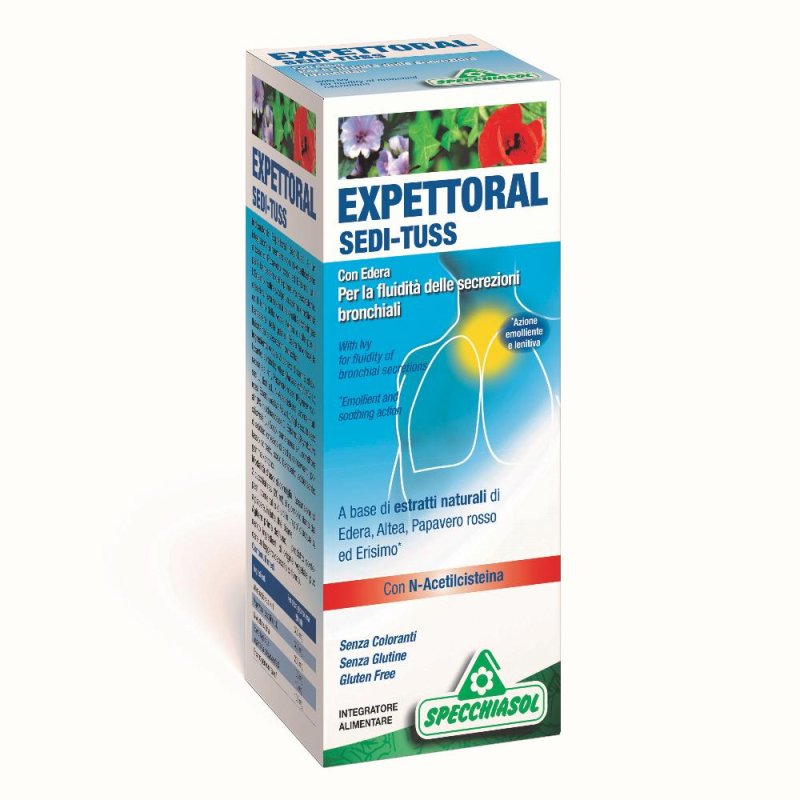 Specchiasol Expettoral Sedi Tuss Sciroppo Tosse Secca 170 ml Specchiasol Expettoral Sedi Tuss Sciroppo Tosse Secca 170 ml