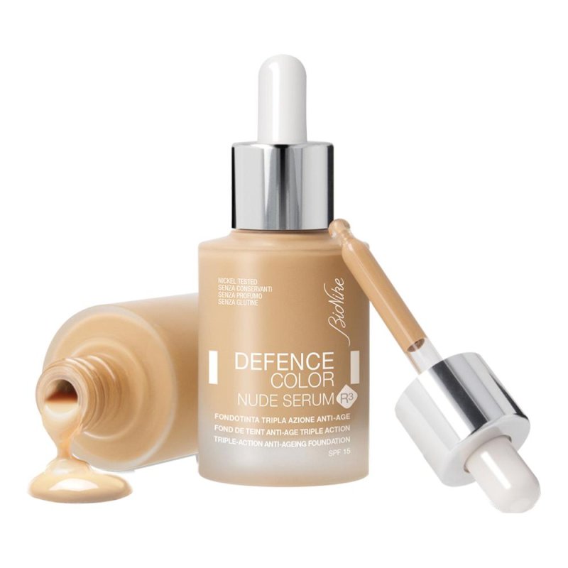 Bionike Defence Color Nude Serum R3 Fondotinta Liquido Viso 603 Biscuit