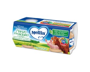 Mellin Omogeneizzato Manzo Prosciutto Con Verdure