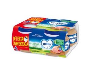 Mellin Omogeneizzato Prosciutto 4 X 80g