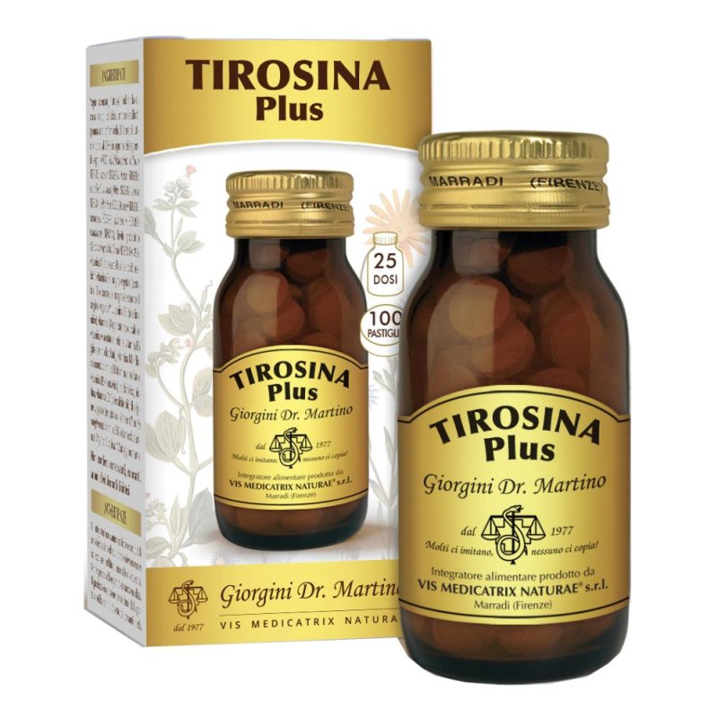 Tirosina Plus 100 Pastiglie - Integratori metabolismo Tirosina Plus 100 Pastiglie - Integratori metabolismo