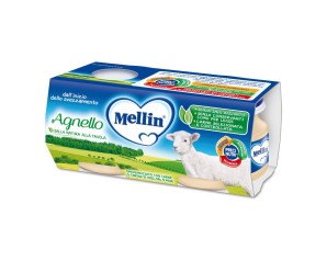 Mellin Omogeneizzato Agnello 2 Pezzi X 80 G