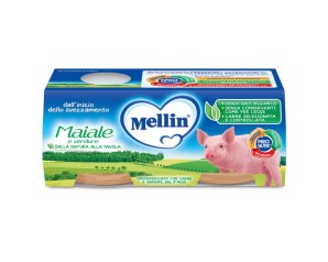 OMO MELLIN Maiale C/Verd.2x80g