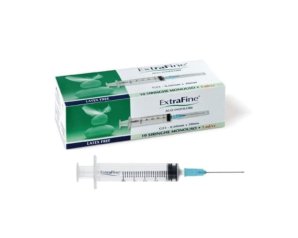 DESA PHARMA Extrafine Siringa Ago Indolore 5ml/cc G23 0,60X30 mm 10 Pezzi