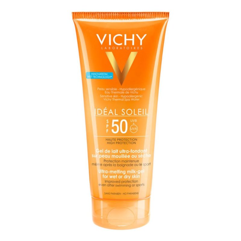 Vichy Ideal Soleil SPF50 Gel-Latte Ultra-fondente Bagnato/Asciutto 200 ml Vichy Ideal Soleil SPF50 Gel-Latte Ultra-fondente Bagnato/Asciutto 200 ml