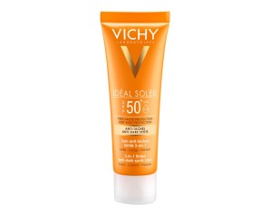 Vichy Ideal Soleil Viso 50+ Trattamento Anti-macchie Colorato 3in1 50 Ml