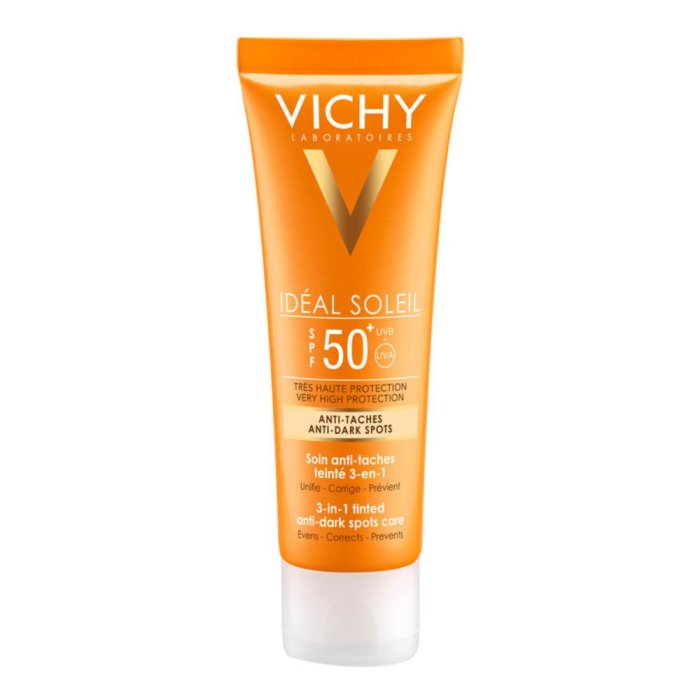 Vichy Capital Soleil Anti-Macchie Viso 3 in 1 Protezione Molto Alta SPF50+ 50 ml Vichy Capital Soleil Anti-Macchie Viso 3 in 1 Protezione Molto Alta SPF50+ 50 ml