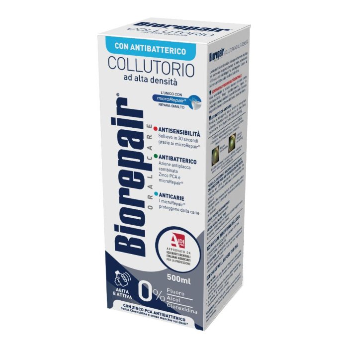 Biorepair Collutorio Antibatterico 3in1 Denti Sensibili Triplice Azione 500 ml Biorepair Collutorio Antibatterico 3in1 Denti Sensibili Triplice Azione 500 ml