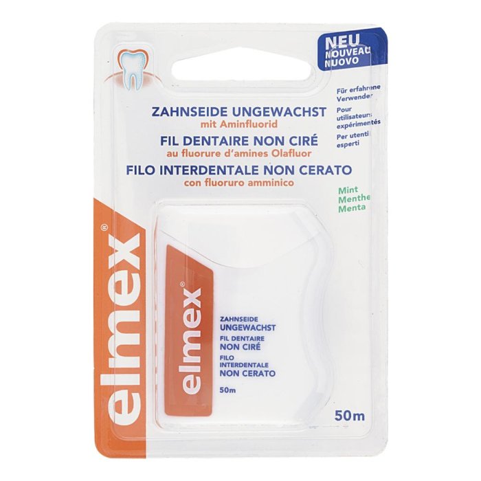elmex Igiene Dentale Quotidiana Protezione Filo Interdentale non Cerato elmex Igiene Dentale Quotidiana Protezione Filo Interdentale non Cerato