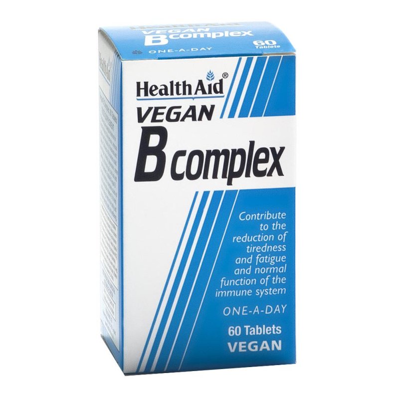 B Complex Vegan 60 compresse integratore complesso vitamine B adatto ai vegani B Complex Vegan 60 compresse integratore complesso vitamine B adatto ai vegani