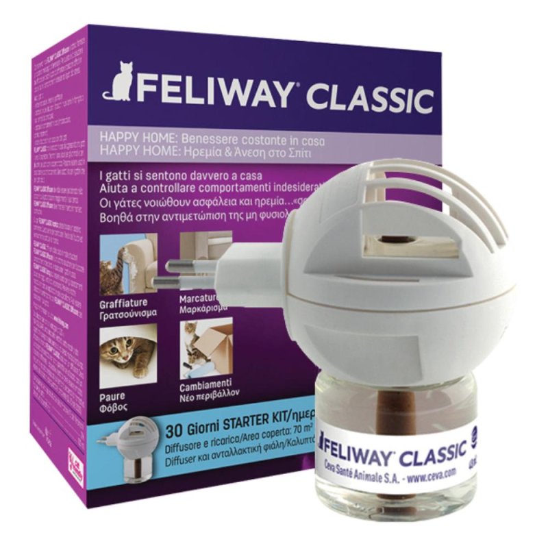 Ceva Salute Animale Feliway Classic Diffusore + Ricarica 48 Ml Ceva Salute Animale Feliway Classic Diffusore + Ricarica 48 Ml