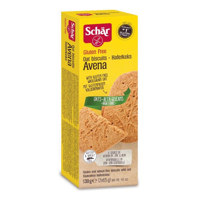 Schar Dolci e Biscotti Avena Biscotti Croccanti senza Glutine 130 g Schar Dolci e Biscotti Avena Biscotti Croccanti senza Glutine 130 g