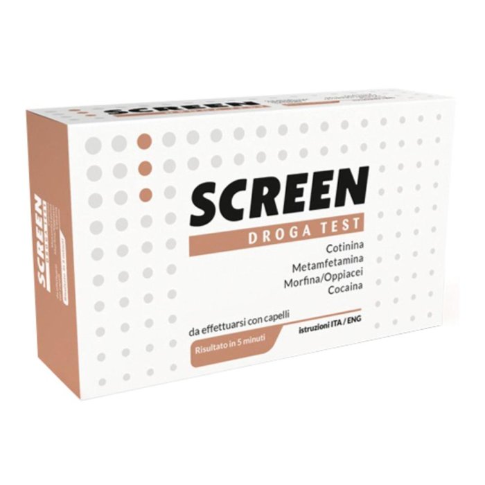 Screen Pharma Droga Test Capello rileva 4 sostanze 1 test Screen Pharma Droga Test Capello rileva 4 sostanze 1 test