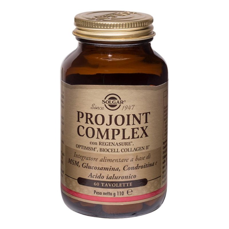 Solgar Projoint Complex Integratore per il benessere delle ossa 60 Tavolette Solgar Projoint Complex Integratore per il benessere delle ossa 60 Tavolette