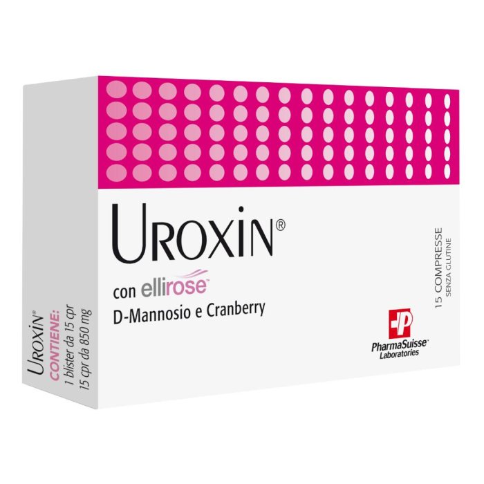 Pharmasuisse Laboratories Integratore Alimentare Uroxin 15 Compresse Pharmasuisse Laboratories Integratore Alimentare Uroxin 15 Compresse