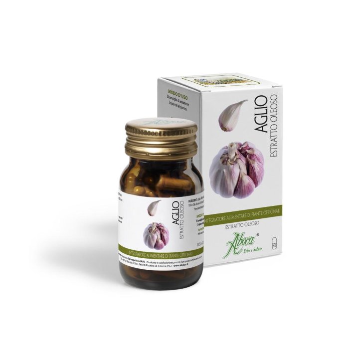 Aboca Aglio Estratto Oleoso Integratore Alimentare 50 Opercoli Aboca Aglio Estratto Oleoso Integratore Alimentare 50 Opercoli