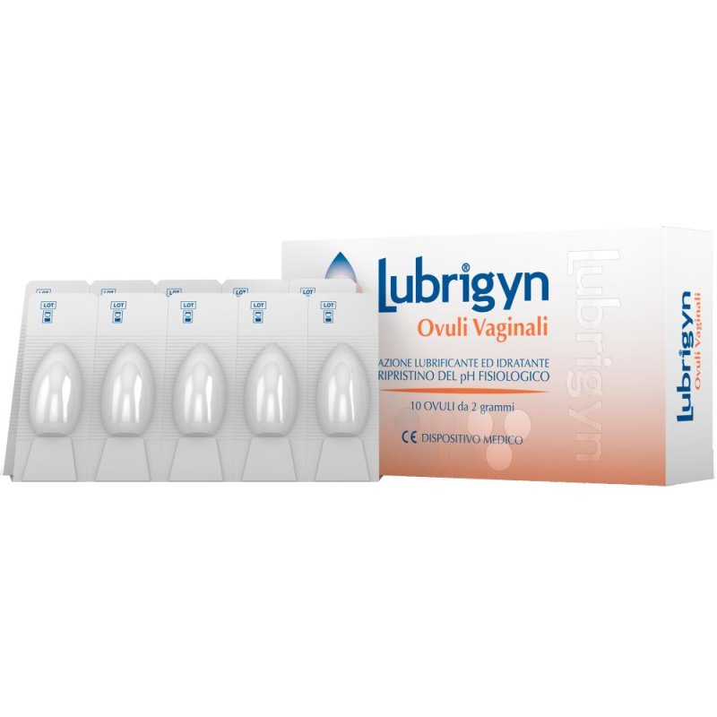 Uniderm Lubrigyn Ovuli Vaginali 10 Pezzi