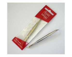 PINZETTA TOGLI ZECCHE ACCIAIO