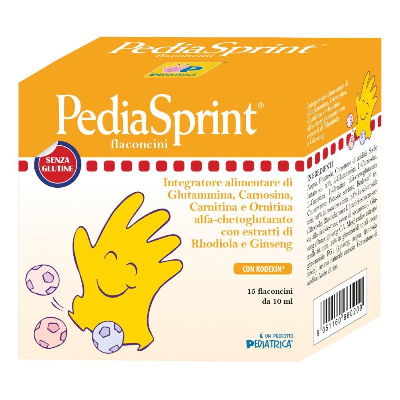 Pediatrica Pediasprint 15 Flaconcini 10 Ml Pediatrica Pediasprint 15 Flaconcini 10 Ml