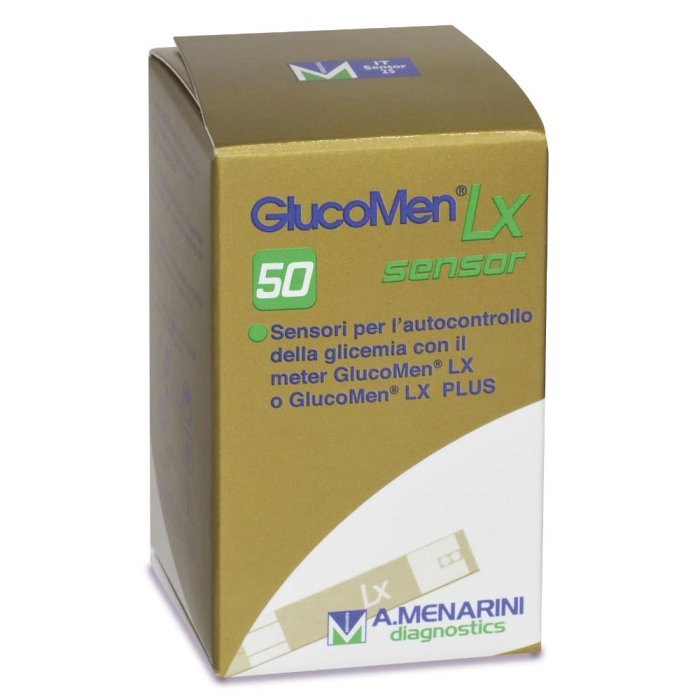 Menarini Diagnostics  Controllo Glicemia Glucomen LX Sensor 50 Strisce