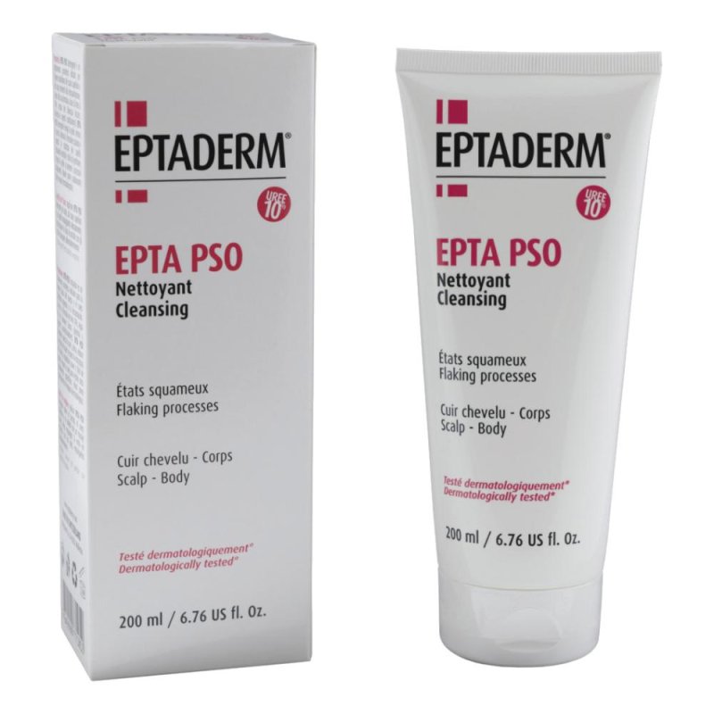 Epta Pso Detergente Delicato Corpo e Cuoio Capelluto per Pelle Secca e a Tendenza Psoriasica Epta Pso Detergente Delicato Corpo e Cuoio Capelluto per Pelle Secca e a Tendenza Psoriasica