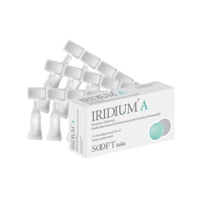 Sooft Italia Salute degli Occhi Iridium A Collirio Protettivo 15Flaconcini Sooft Italia Salute degli Occhi Iridium A Collirio Protettivo 15Flaconcini
