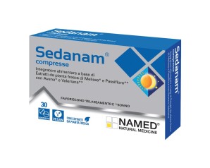 Named  Sonno e Serenità SedaNam Integratore Alimentare 30 Compresse