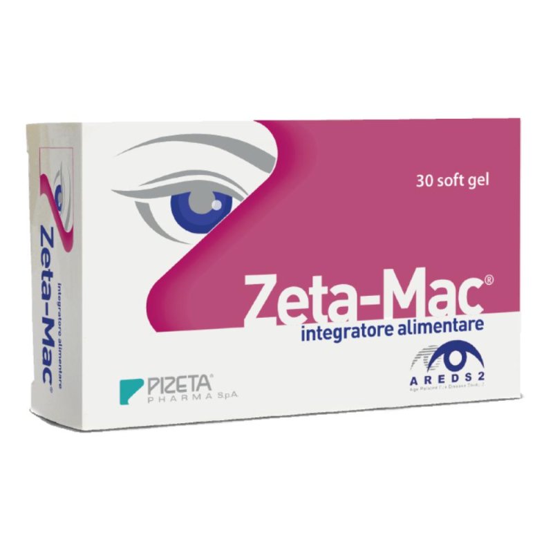 Pizeta Pharma Zeta-Mac Integratore Alimentare 30 Soft Gel